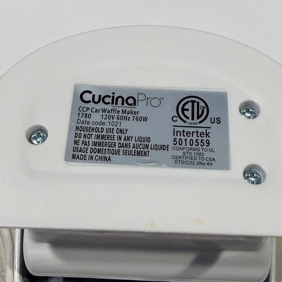 Waffle Wow CucinaPro Car Waffle Maker – Novelty Mini Waffle Iron Auto Shapes - Picture 5 of 6